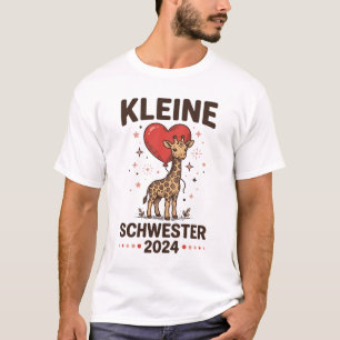 Kleine Schwester 2024 Cute Giraffe Sister Design_1 T-Shirt