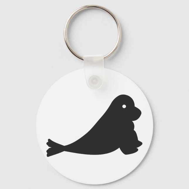 Kleine süße Robbe Keychain (Front)