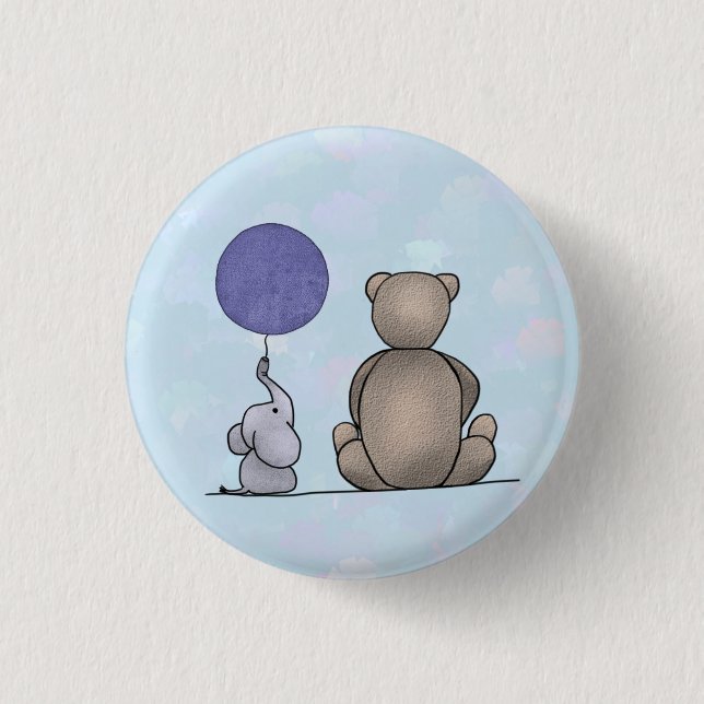 Kleiner kerl Postkarte Schlüsselanhänger Button (Front)