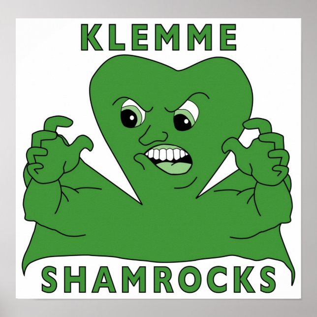 Klemme Shamrocks Poster (Front)