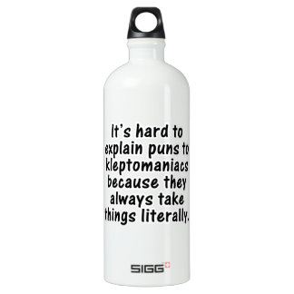 Pun Water Bottles - Pun Sport Bottles | Zazzle