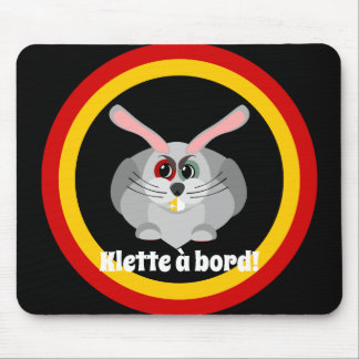 Klette à bord - belgian folklore mouse pad