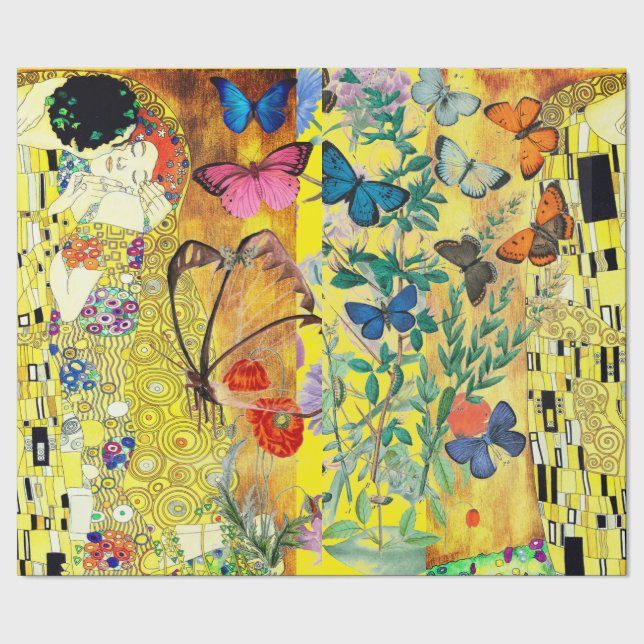 KLIMPT "THE KISS" WRAPPING PAPER (Seam)