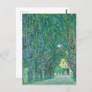 Klimt-Avenue in the Park of Schloss Kamme Fine Art Postcard