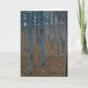 Klimt Beech Grove I Forest Landscape Art Card