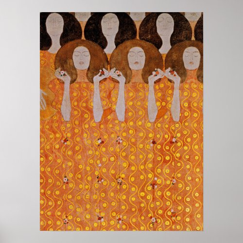 Klimt _ Choir Of The Paradient Gel Poster