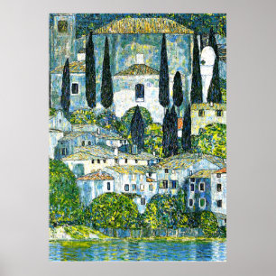 Klimt - Church in Cassone Poster