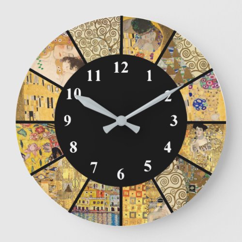 Klimt Clock _ Famous Artist Gold Classic Art Clock