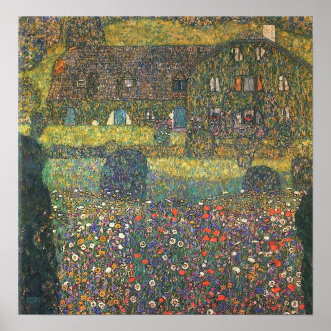 Klimt - Country House 1914 Poster (Front)