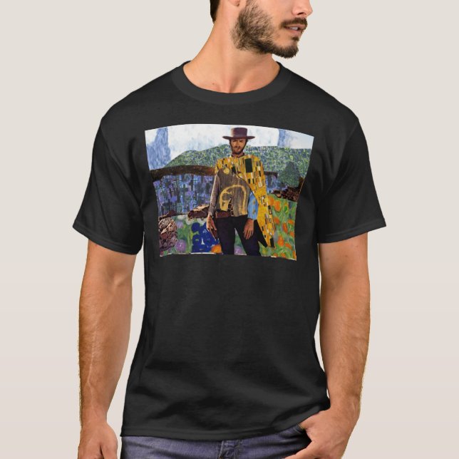 Klimt Eastwood Poster T-Shirt (Front)