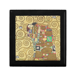 Klimt Embrace Gold Art Gift Box