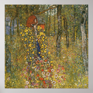 Klimt - Farm Garden With Crucifix 1912 Poster