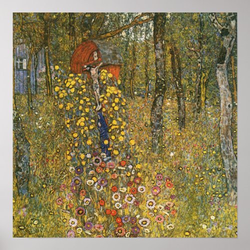 Klimt _ Farm Garden With Crucifix 1912 Poster