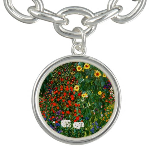 Klimt _ Farm Garden with Sunflowers Bracelet