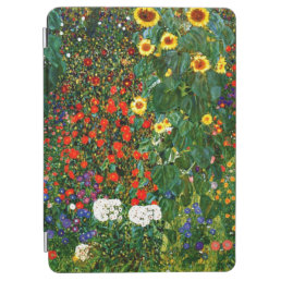 Klimt - Farm Garden with Sunflowers, iPad Air Cover