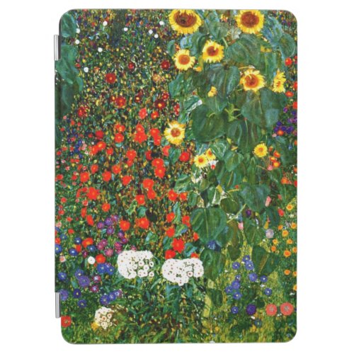 Klimt _ Farm Garden with Sunflowers iPad Air Cover