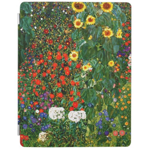 Klimt _ Farm Garden with Sunflowers iPad Smart Cover