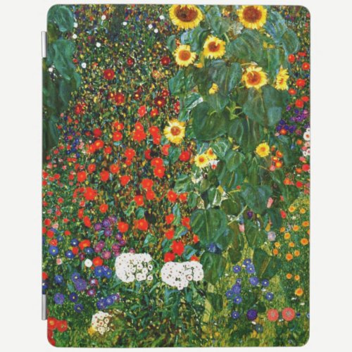 Klimt - Farm Garden with Sunflowers iPad Smart Cover