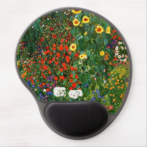 Klimt Flower Garden Mouse Pad