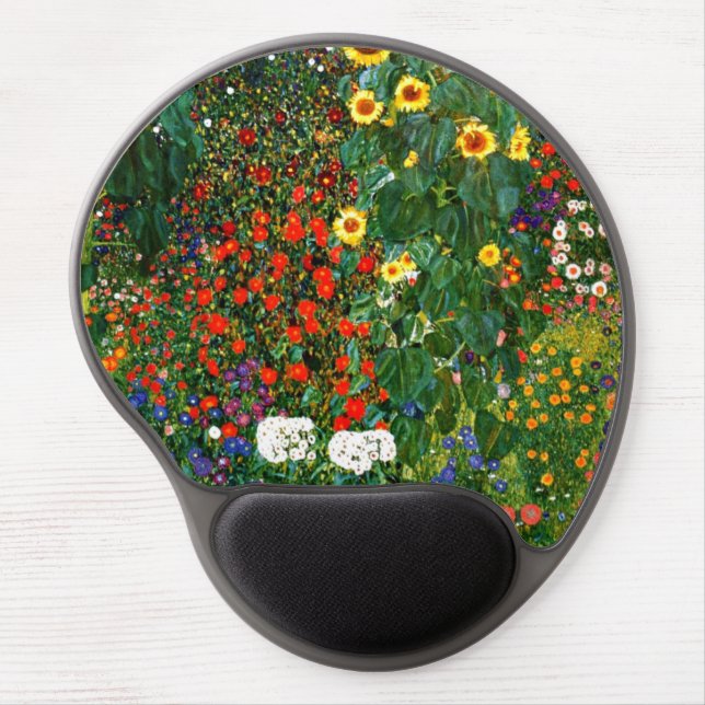 Klimt: Flower Garden Mouse Pad (Front)