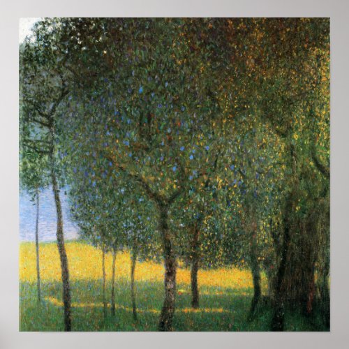 Klimt _ Fruit Trees 1901 Poster