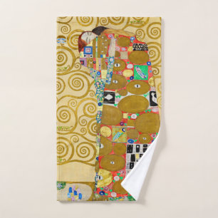 Klimt Fulfillment Mosaic: Vintage Stoclet Frieze Bath Towel Set