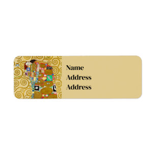 Klimt Fulfillment Mosaic: Vintage Stoclet Frieze Label