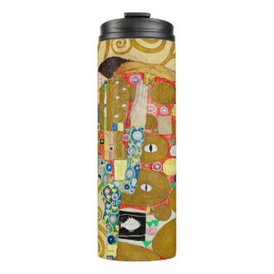 Klimt Fulfillment Mosaic: Vintage Stoclet Frieze Thermal Tumbler