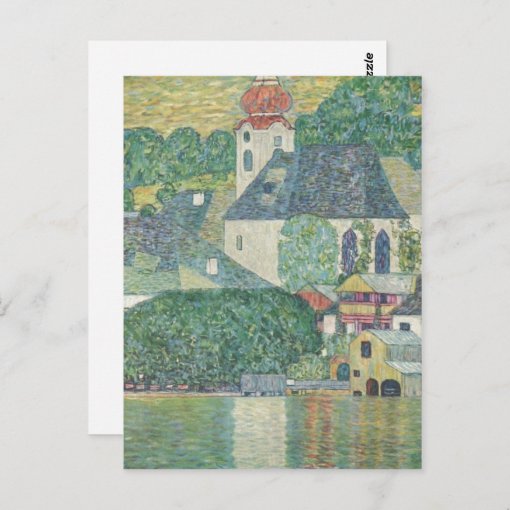 Klimt, Gustav Kirche In Unterach Am Attersee 1916 Postcard | Zazzle