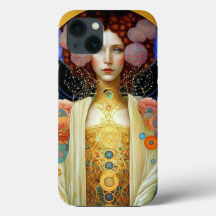 Klimt Inspired Queen Goddess Fantasy Art iPhone 13 Case
