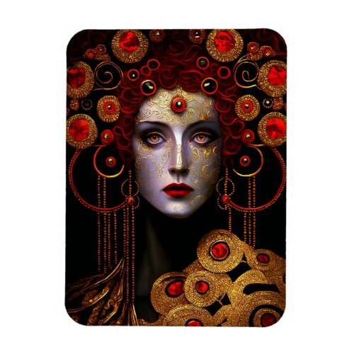 Klimt Inspired Queen Goddess Magnet