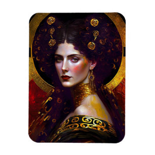 Klimt Inspired Queen Goddess Magnet