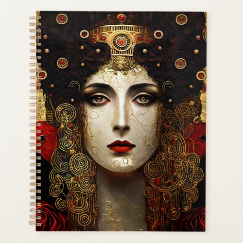 Klimt Inspired Queen Goddess Planner