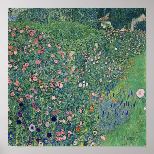 Klimt _ Italian Garden Landscape 1913 Poster