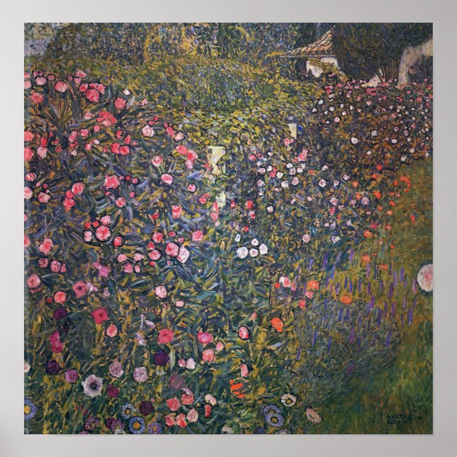 Klimt - Italian Horticultural Landscape 1913 Poster (Front)