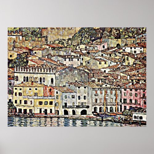 Klimt _ Malcesine on Lake Garda Poster