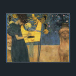 Klimt Music Postcard<br><div class="desc">Klimt Music</div>