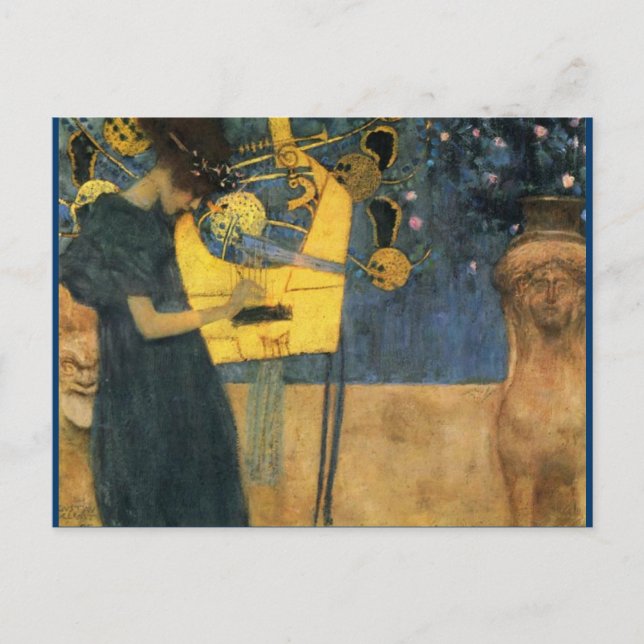 Klimt Music Postcard (Front)