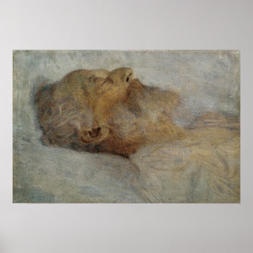 Klimt _ Old Man On The Death Bed Poster