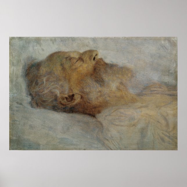 Klimt - Old Man On The Death Bed Poster (Front)
