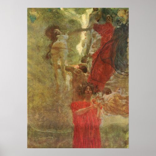 Klimt _ Painted Composition Design To Medicine 188 Poster