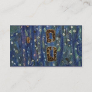 Klimt pattern . business card