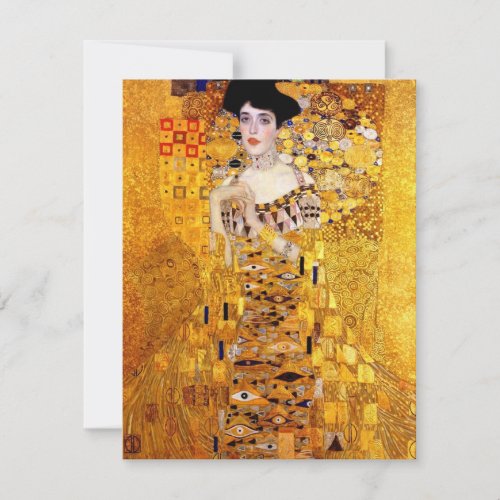 Klimt Portrait of Adele Bloch_Bauer I Invitations