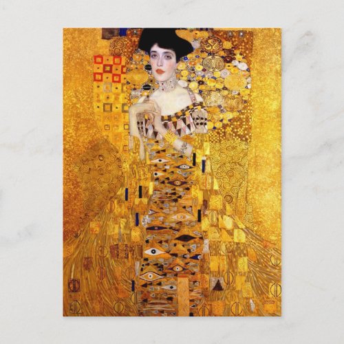 Klimt Portrait of Adele Bloch_Bauer I Post Card