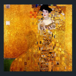 Klimt Portrait of Adele Bloch-Bauer Poster<br><div class="desc">Gustav Klimt Portrait of Adele Bloch-Bauer Poster. Oil painting on canvas from 1912. This work represents Klimt’s first portrait of Adele Bloch-Bauer,  featuring the famous gold leaf of Klimt's golden phase. A great gift for fans of Gustav Klimt,  Art Nouveau,  and iconic portrait art.</div>