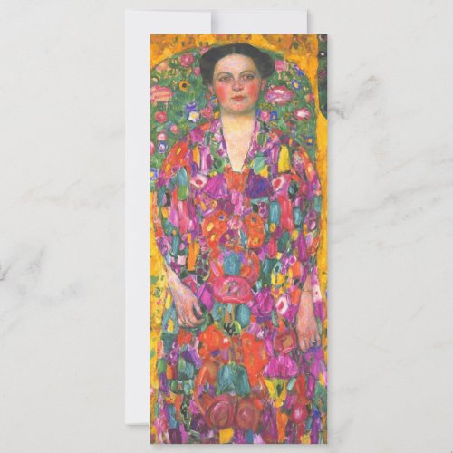 Klimt Portrait of Eugenia Primavesi Card