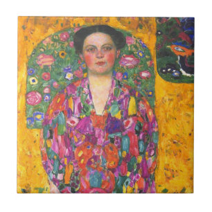 Klimt Portrait of Eugenia Primavesi Ceramic Tile