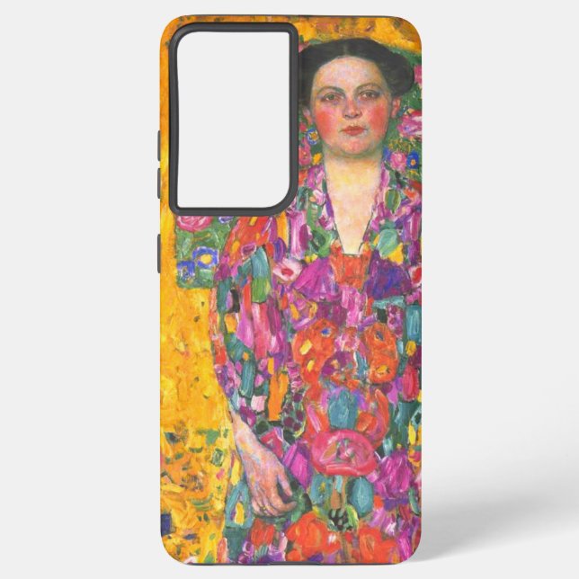 Klimt Portrait of Eugenia Primavesi Samsung Galaxy Case (Back)