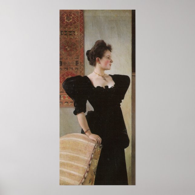 Klimt - Portrait Of Marie Breunig 1894 Poster (Front)