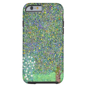 Klimt Rose Bushes Tough Iphone 6 Case by designdivastuff at Zazzle
